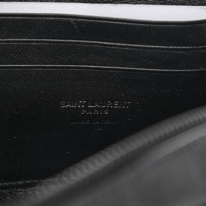 Saint Laurent Grain De Poudre Matelasse Monogram Mini Lou Camera Bag Black 5 of 10