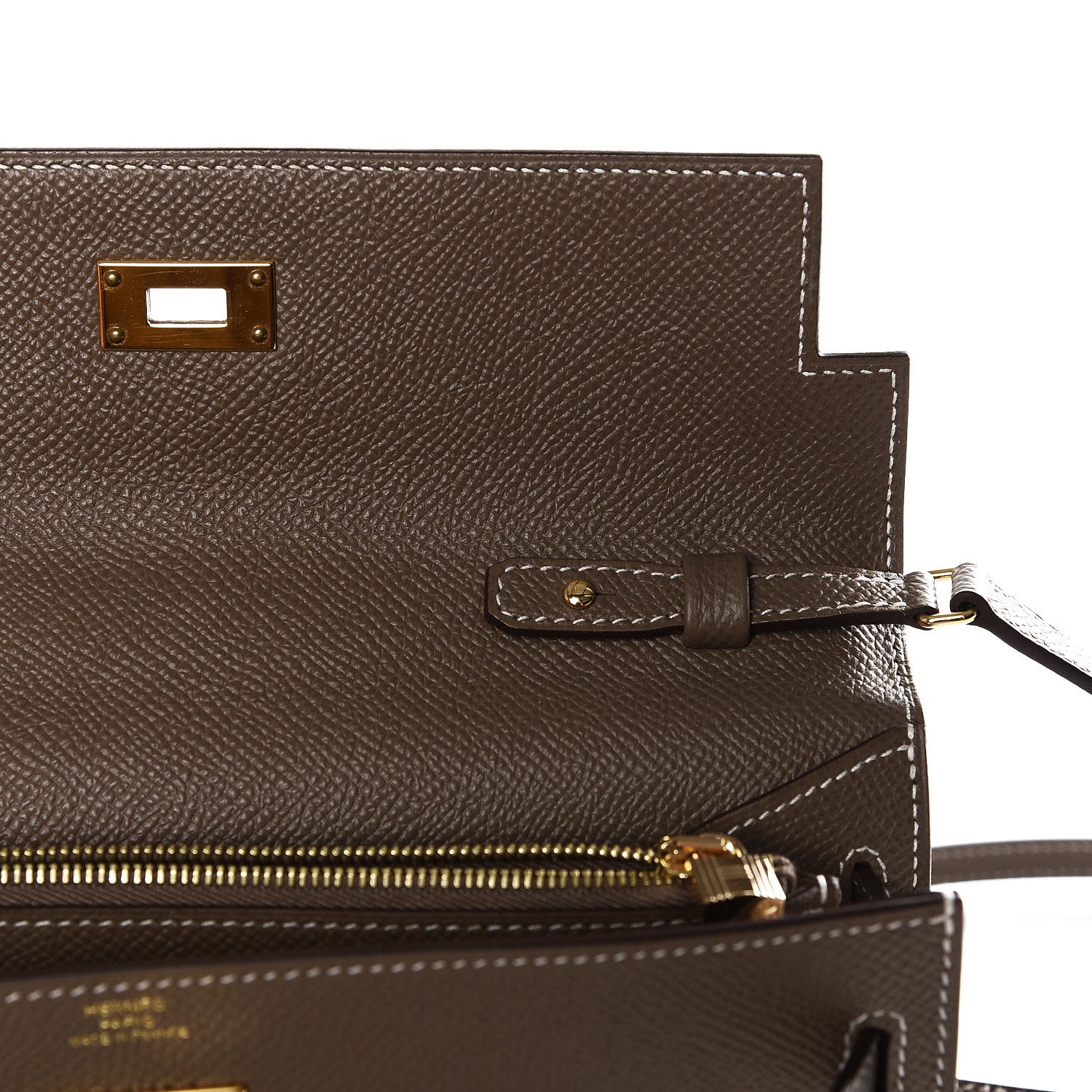 Hermes Epsom Kelly Wallet To Go Etoupe 7 of 10