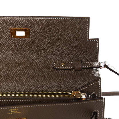 Hermes Epsom Kelly Wallet To Go Etoupe 7 of 10