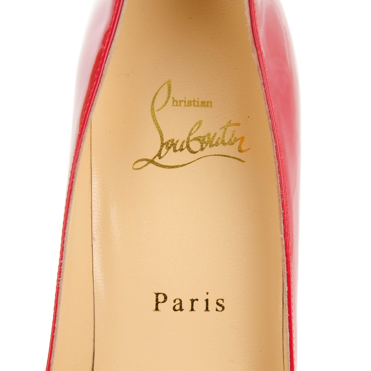 Christian Louboutin Patent Dorissima 100 Pumps 36.5 Oeillet 8 of 8