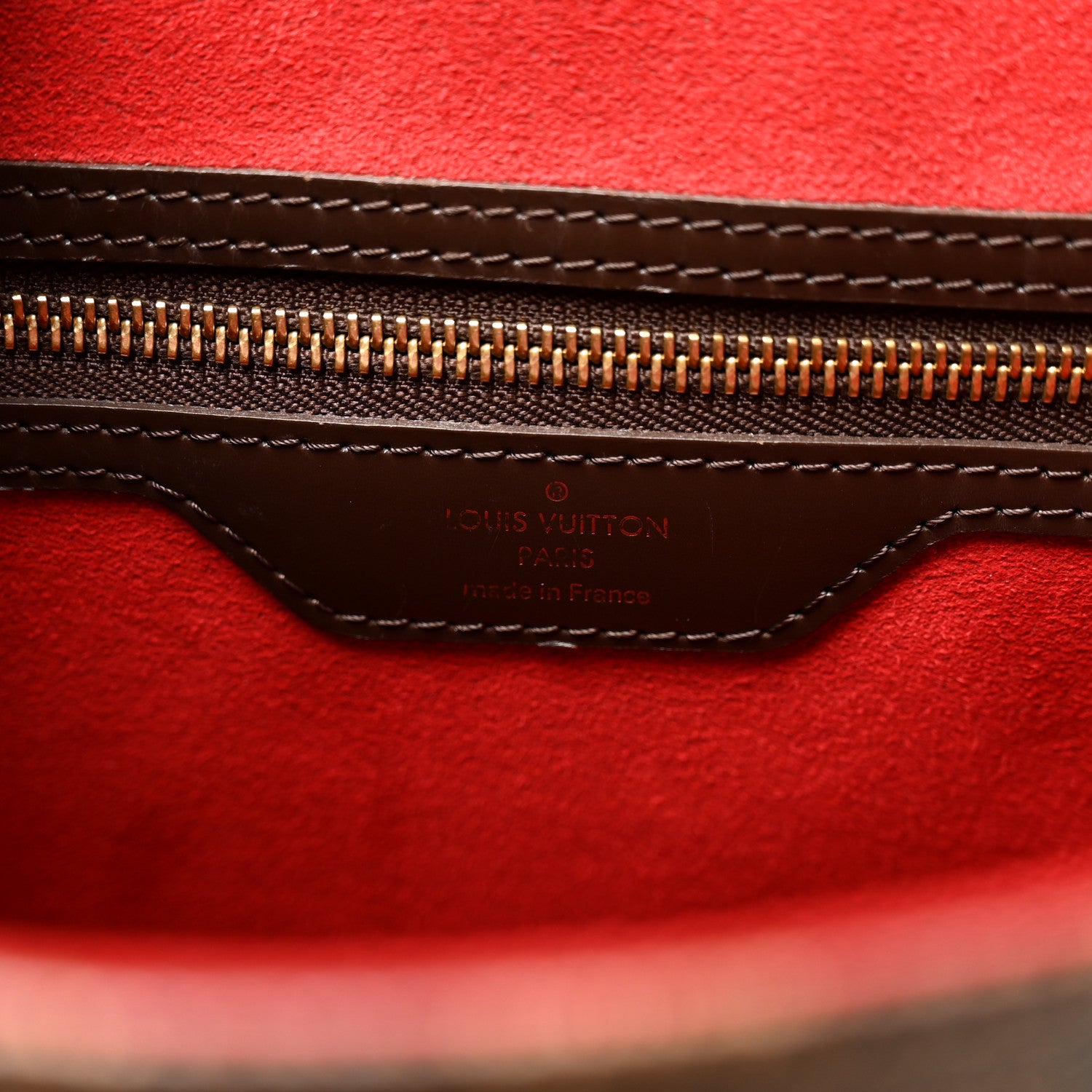Louis Vuitton Damier Ebene Bergamo GM 6 of 10