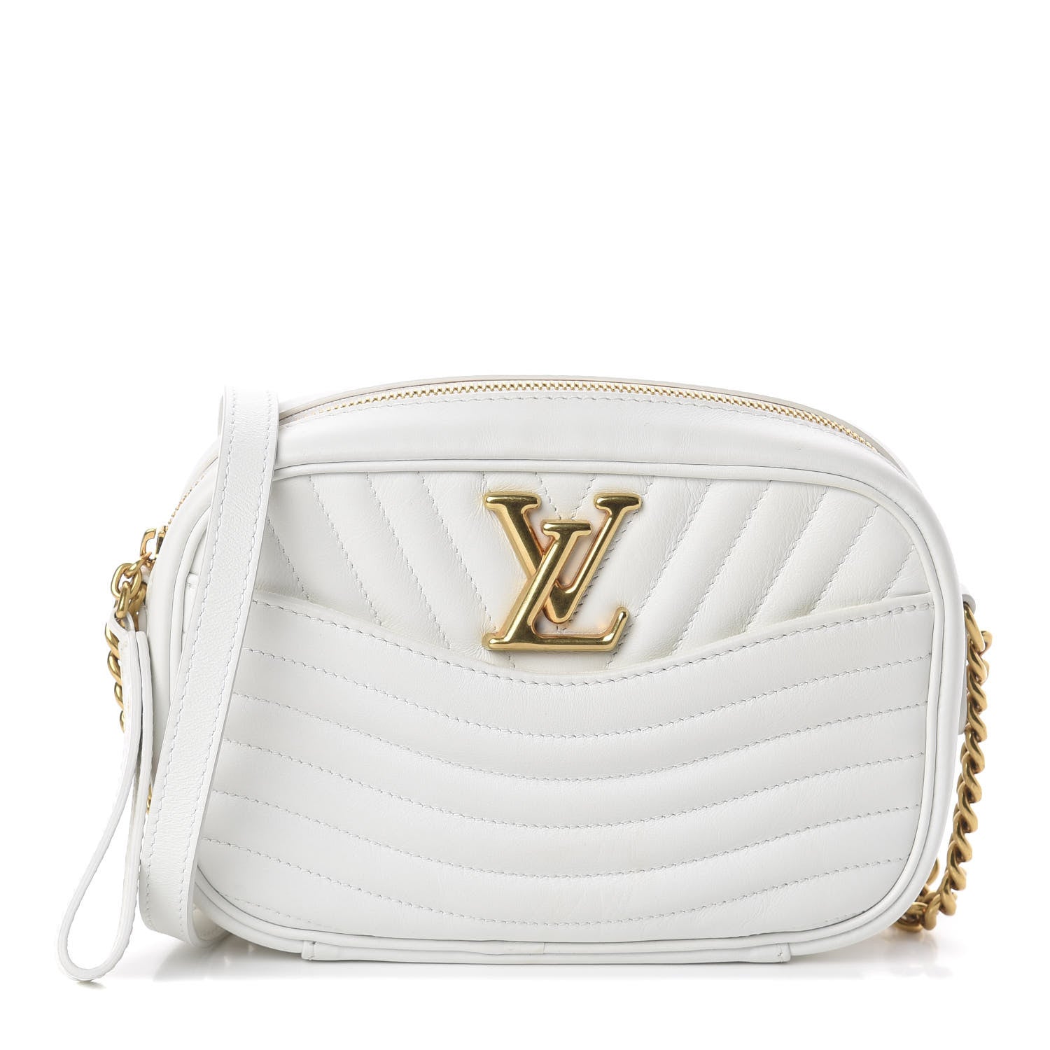 Louis Vuitton Calfskin New Wave Camera Bag White 1 of 8