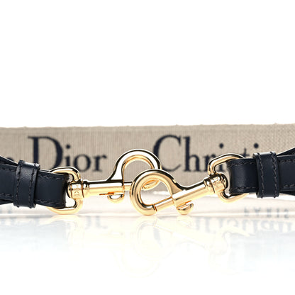 Christian Dior Oblique Adjustable Shoulder Strap Blue 3 of 6