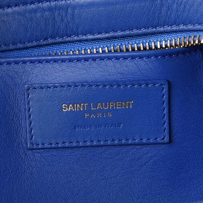 Saint Laurent Calfskin Small Classic Y Cabas Royal Blue 6 of 7