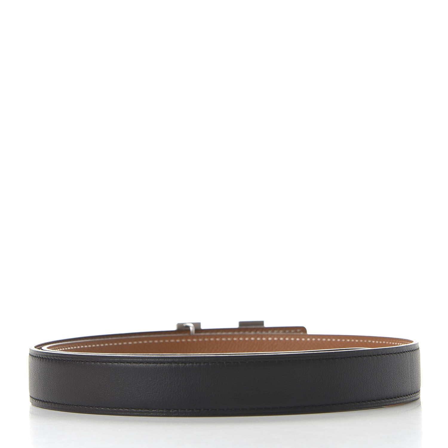 Hermes Box Epsom 24mm Mini H Belt 80 Black Gold 2 of 6