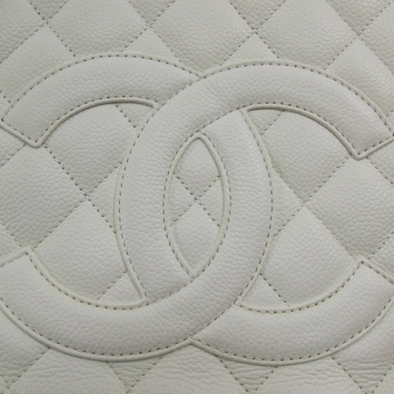 Chanel Caviar Grand Shopping Tote GST White 11 of 11