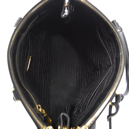 Prada Saffiano Medium Galleria Double Zip Tote Black 5 of 17