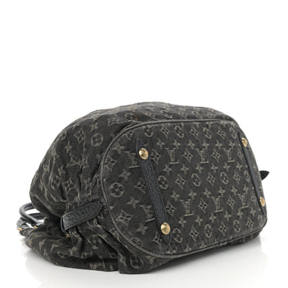 Louis Vuitton Denim Mahina XL Black 4 of 18