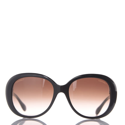 Chanel Signature Oval Sunglasses 5312 Black 3 of 9