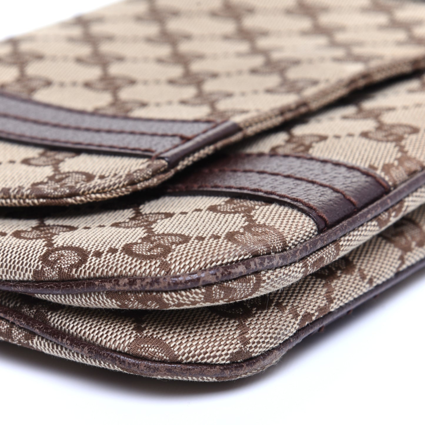 Monogram Satchel Dark Brown
