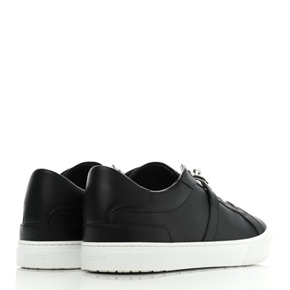 Hermes Calfskin Day Sneakers 42 Black 4 of 10