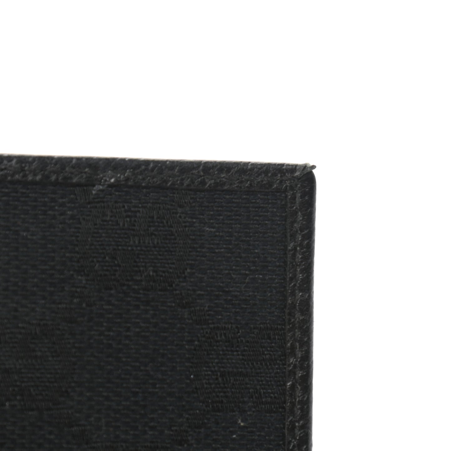 Calfskin Boar Ring Card Holder Black