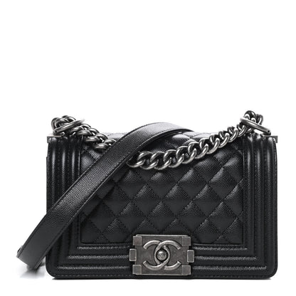 Chanel Caviar Quilted Small Boy Flap Black 1 of 10