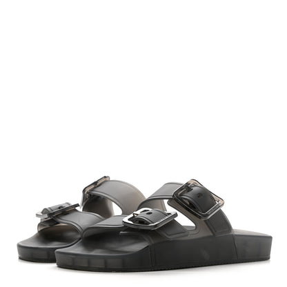 Balenciaga Technical Polyurethane Mallorca Slide Sandals 37 Black 3 of 9
