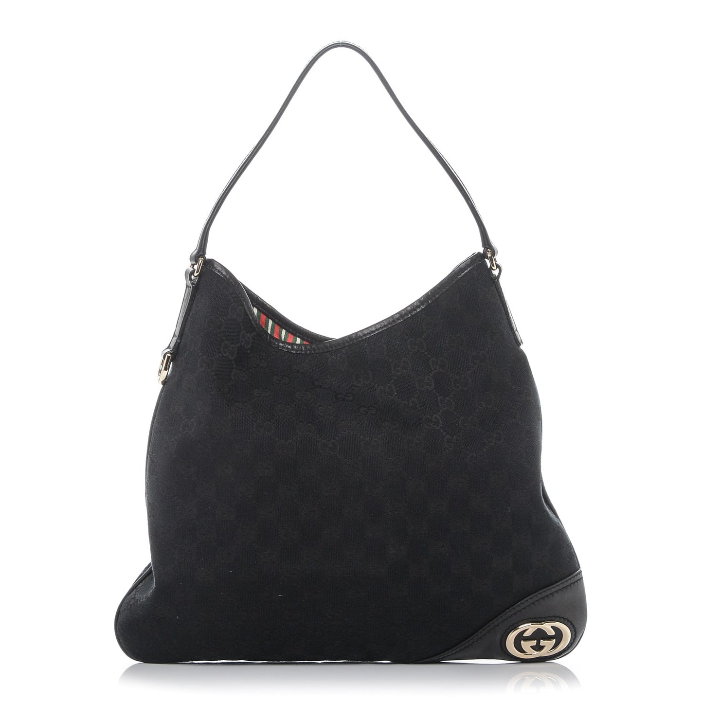 Monogram Medium New Britt Hobo Black