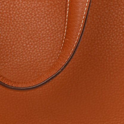 Hermes Taurillon Clemence Victoria 50 Travel Gold 18 of 20