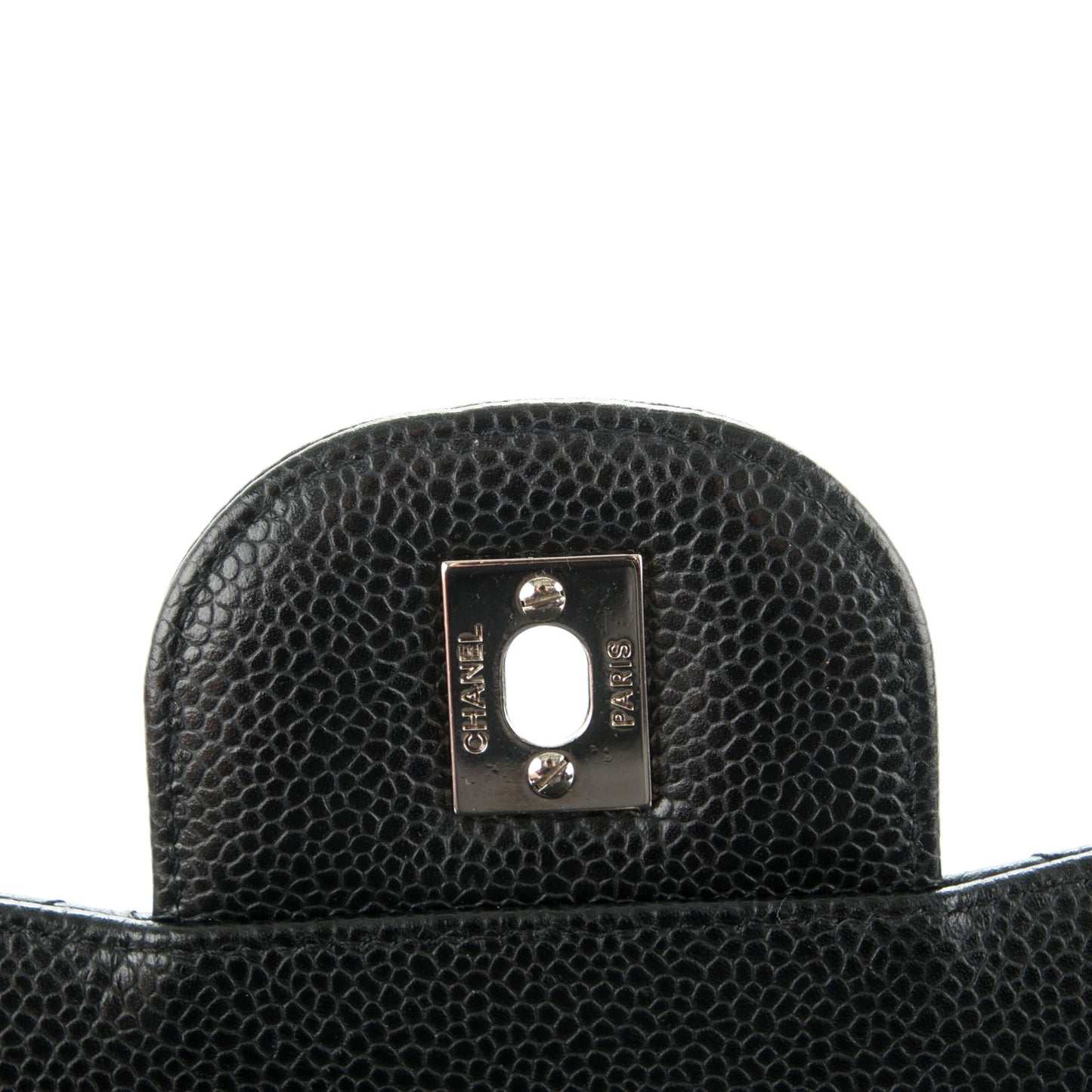 Caviar Quilted Jumbo Single Flap Black