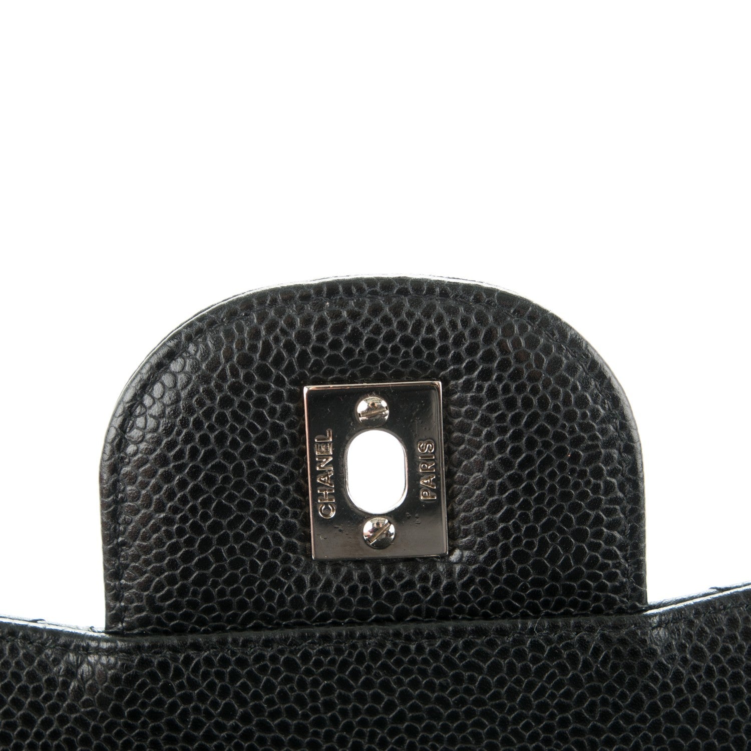 Chanel Caviar Quilted Jumbo Single Flap Black 6 of 8