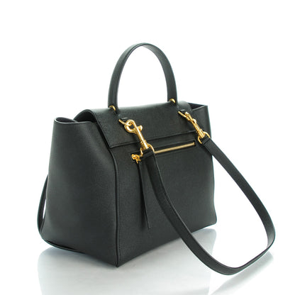 Celine Grained Calfskin Mini Belt Bag Black 3 of 9