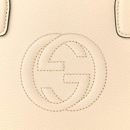 Gucci Dollar Calfskin Medium Soho Top Handle Satchel Ivoire 8 of 10