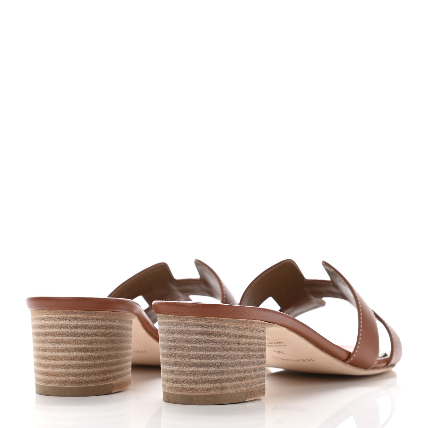 Calfskin Oasis Sandals 36 Gold