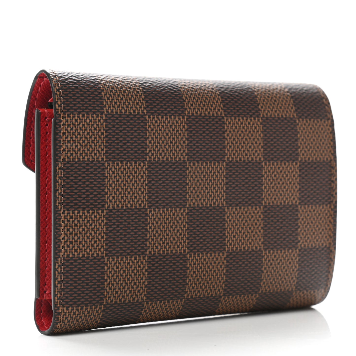 Damier Ebene Victorine Wallet Red