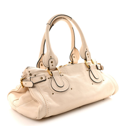 Chloe Calfskin Medium Paddington Satchel Ivory 3 of 10