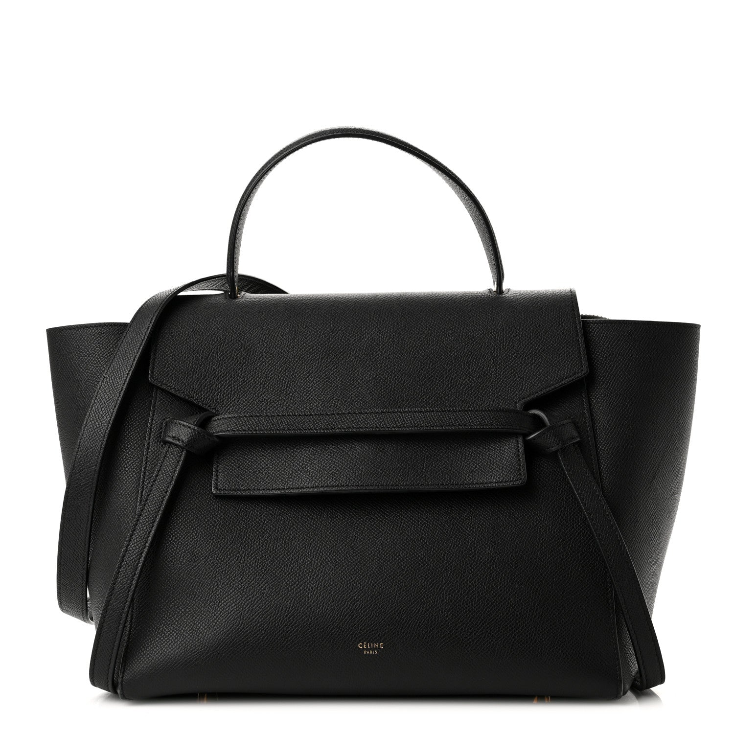 Celine Grained Calfskin Mini Belt Bag Black 1 of 9