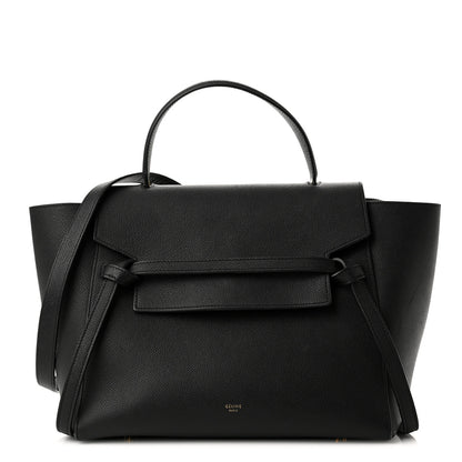 Celine Grained Calfskin Mini Belt Bag Black 1 of 9