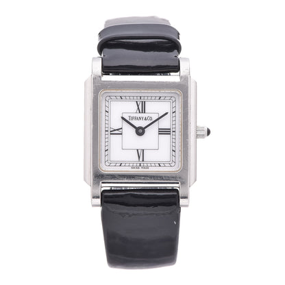 Tiffany Stainless Steel Patent 24mm Atlas Square Quartz Watch 1 of 8