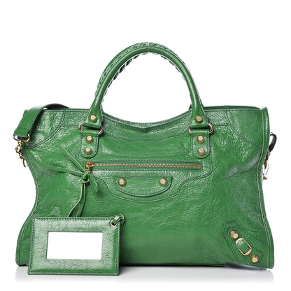 Balenciaga Agneau Giant 12 Gold Hardware City Vert Trefle 1 of 9