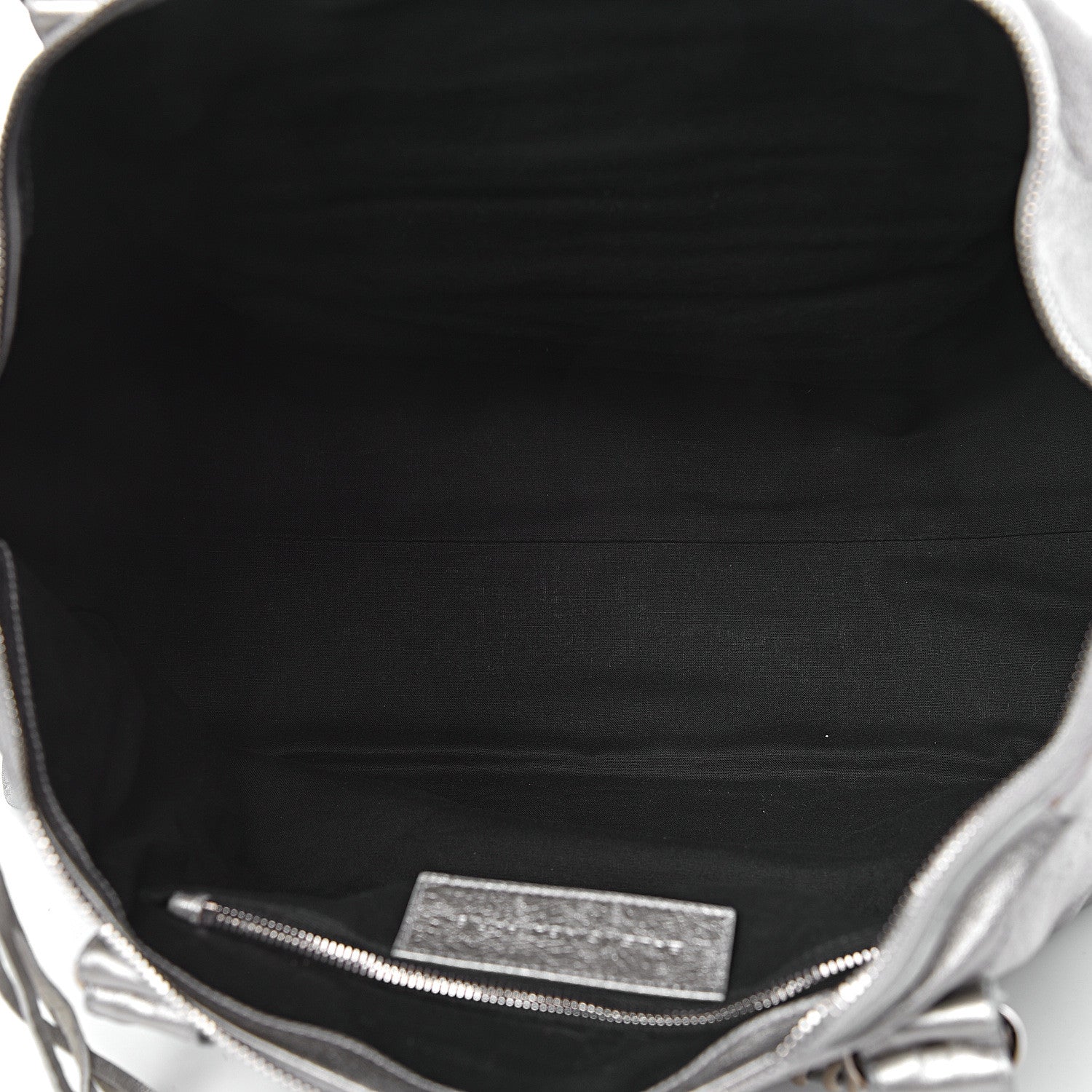 Balenciaga Metallic Agneau Classic Hardware Work Argent 5 of 11