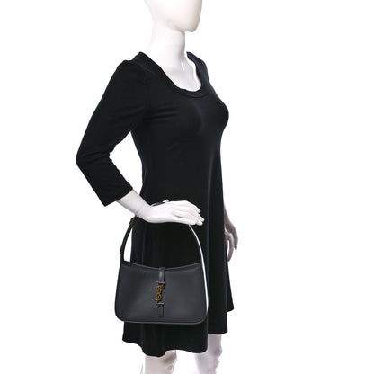 Saint Laurent Smooth Calfskin Le 5 A 7 Hobo Storm 2 of 10