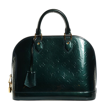 Louis Vuitton Vernis Alma PM Blue Nuit 1 of 7