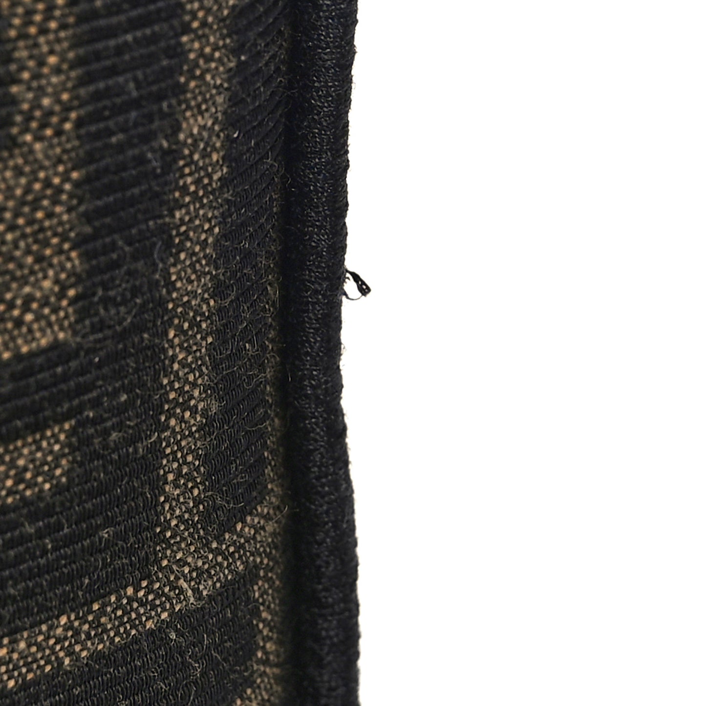 Fabric Jacquard FF 1974 Medium Baguette Tobacco Moro Black