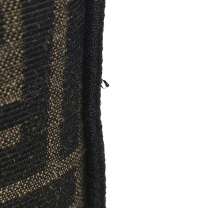 Fendi Fabric Jacquard FF 1974 Medium Baguette Tobacco Moro Black 9 of 9