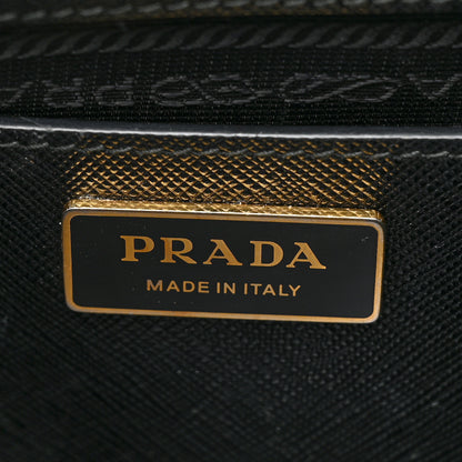 Prada Saffiano Medium Galleria Double Zip Tote Black 8 of 22