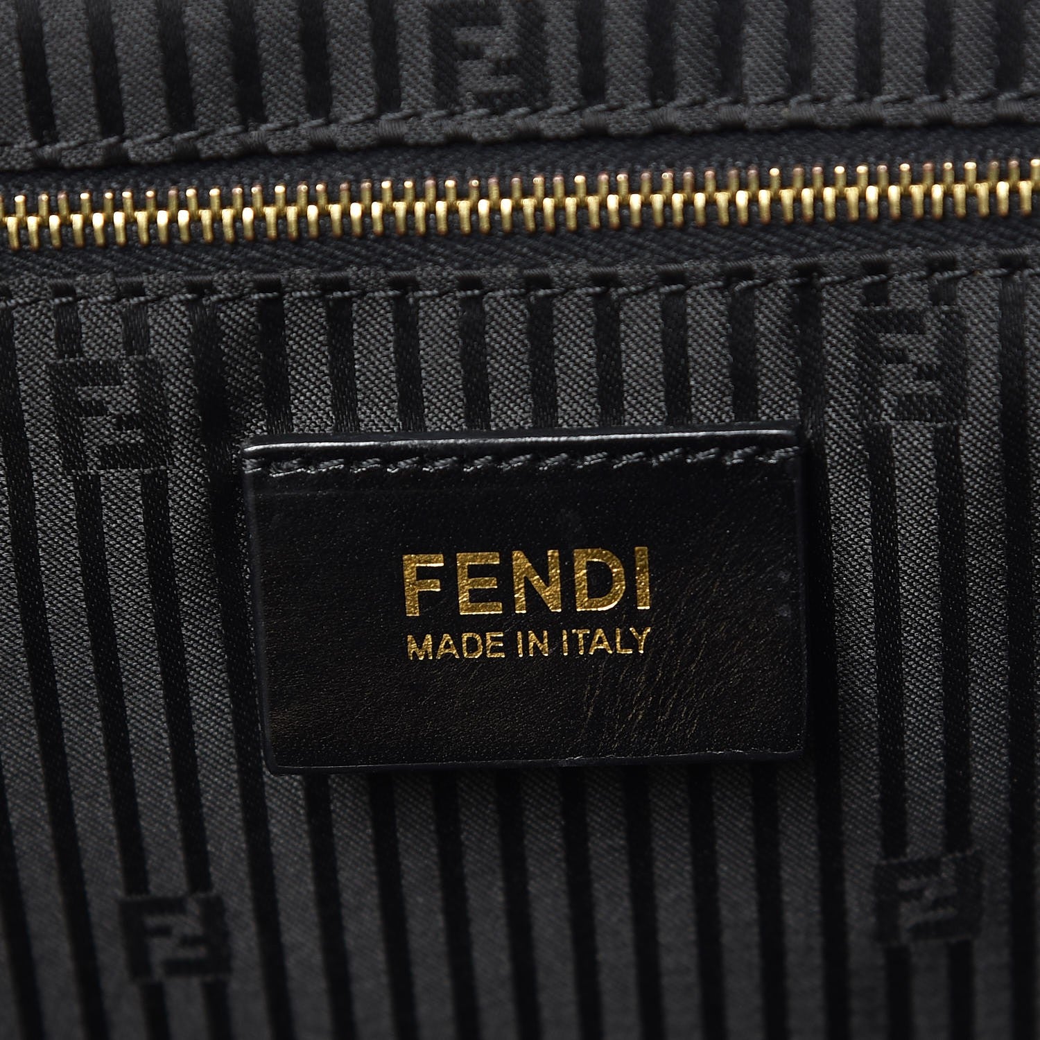 Fendi Vitello Elite Large 2Jours Tote Black 6 of 10