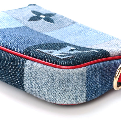 Louis Vuitton Denim Micro Pochette Accessories Denim Rouge 10 of 11