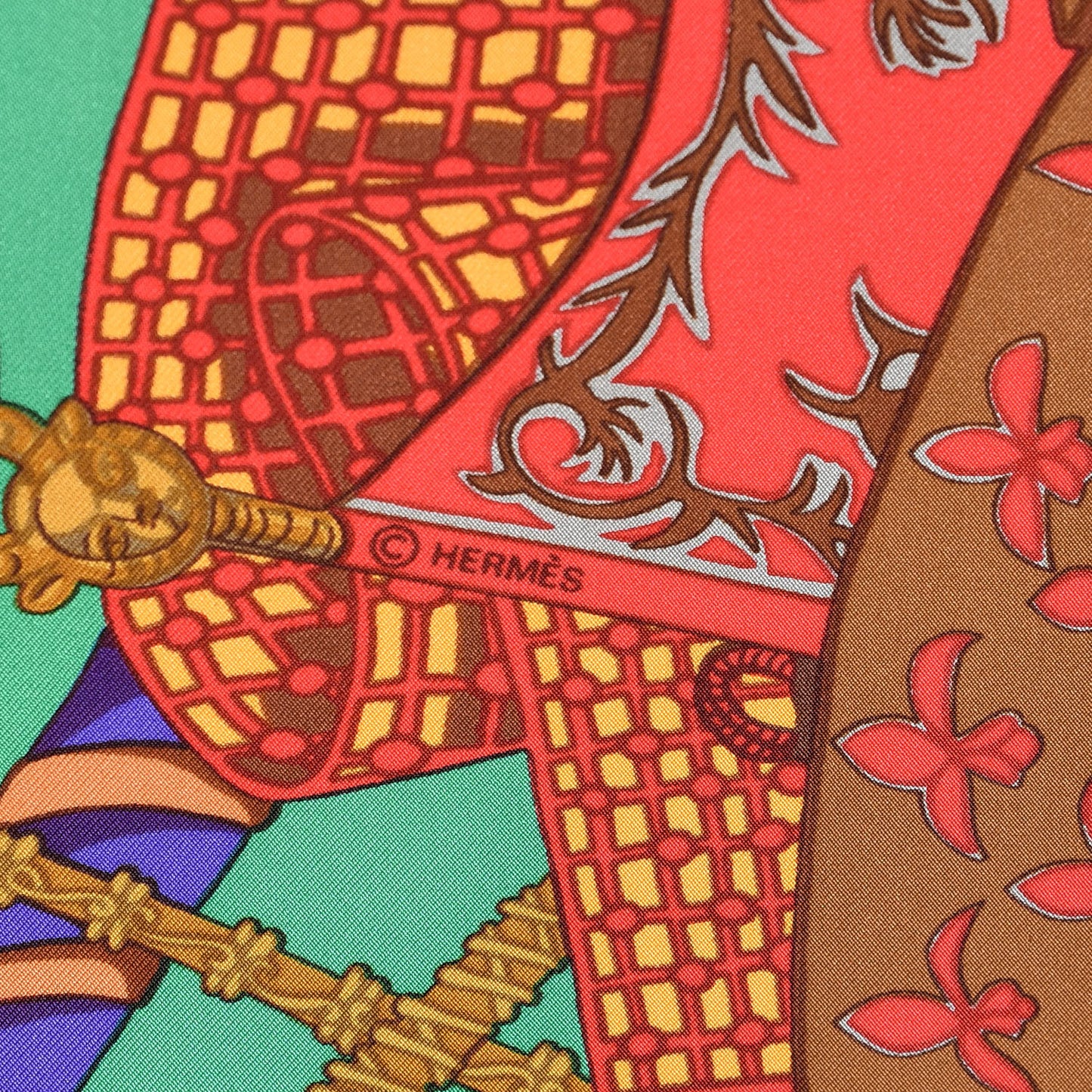 Silk Etendards et Bannieres Scarf 90