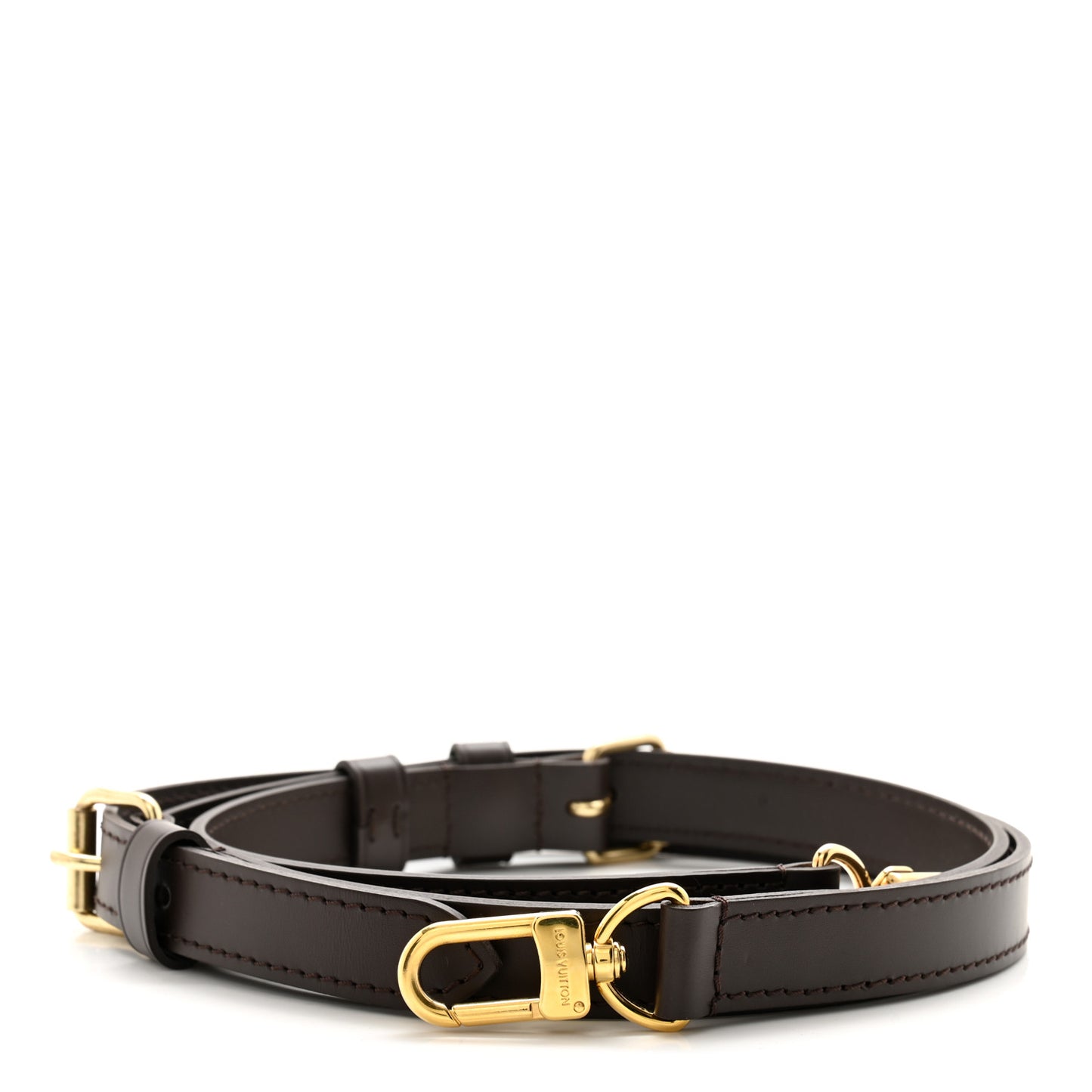Calfskin Adjustable Speedy Bandouliere Shoulder Strap Brown
