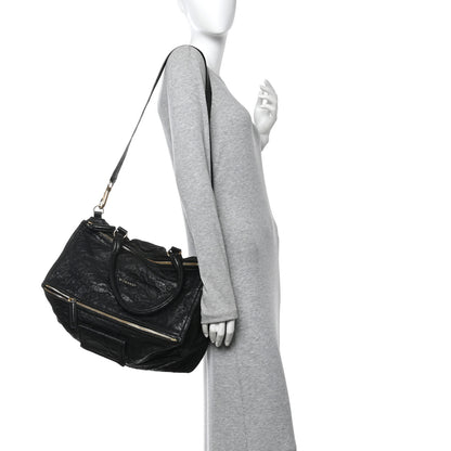 Givenchy Tumbled Sheepskin Large Pandora Black 2 of 13