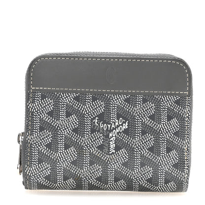 Goyard Goyardine Matignon PM Wallet Grey 1 of 8