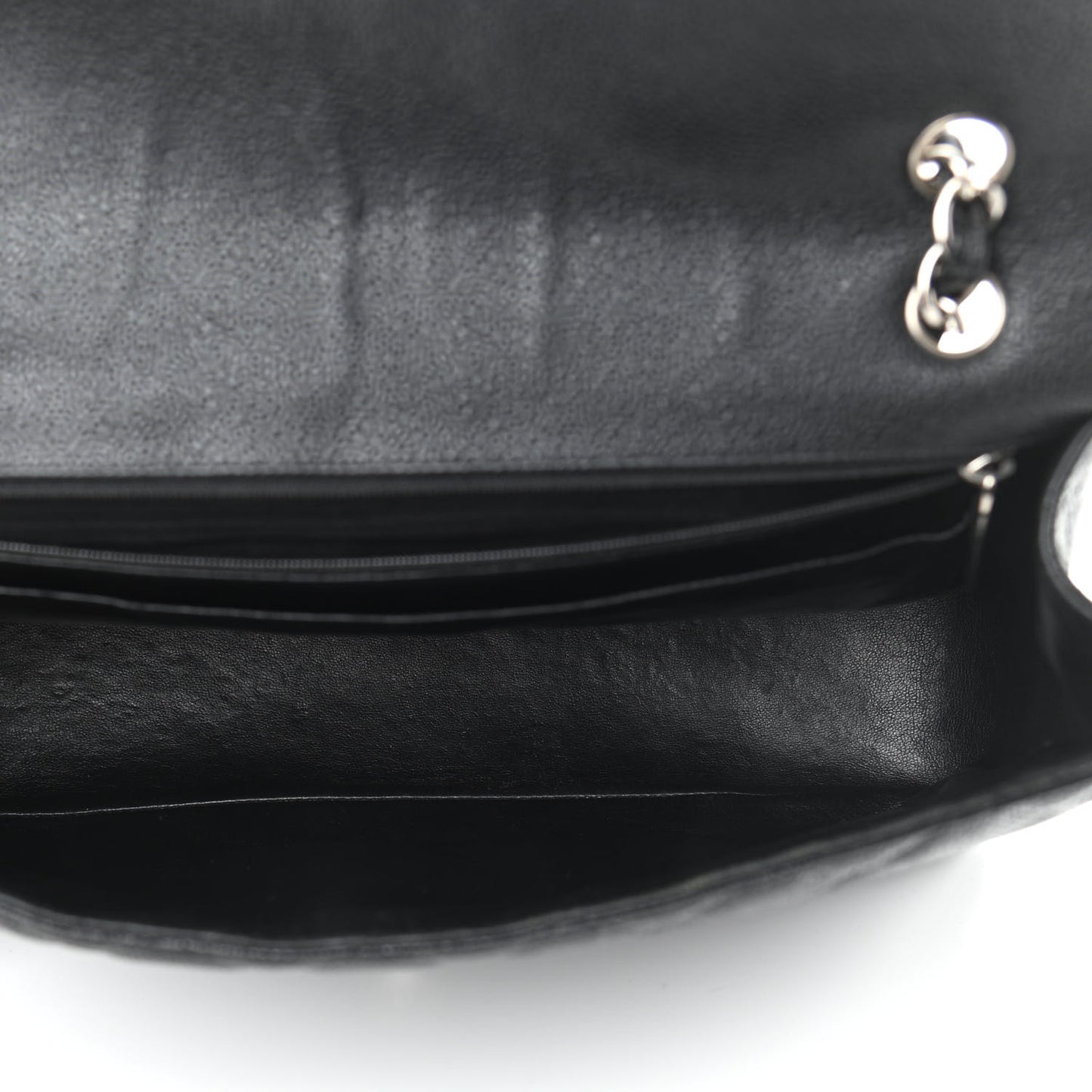 Caviar Quilted Maxi Single Flap Black