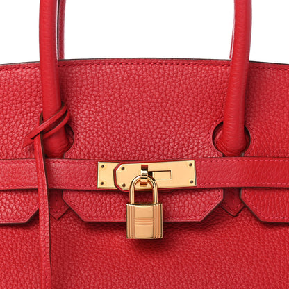 Hermes Togo Birkin 35 Rouge Vif 9 of 9