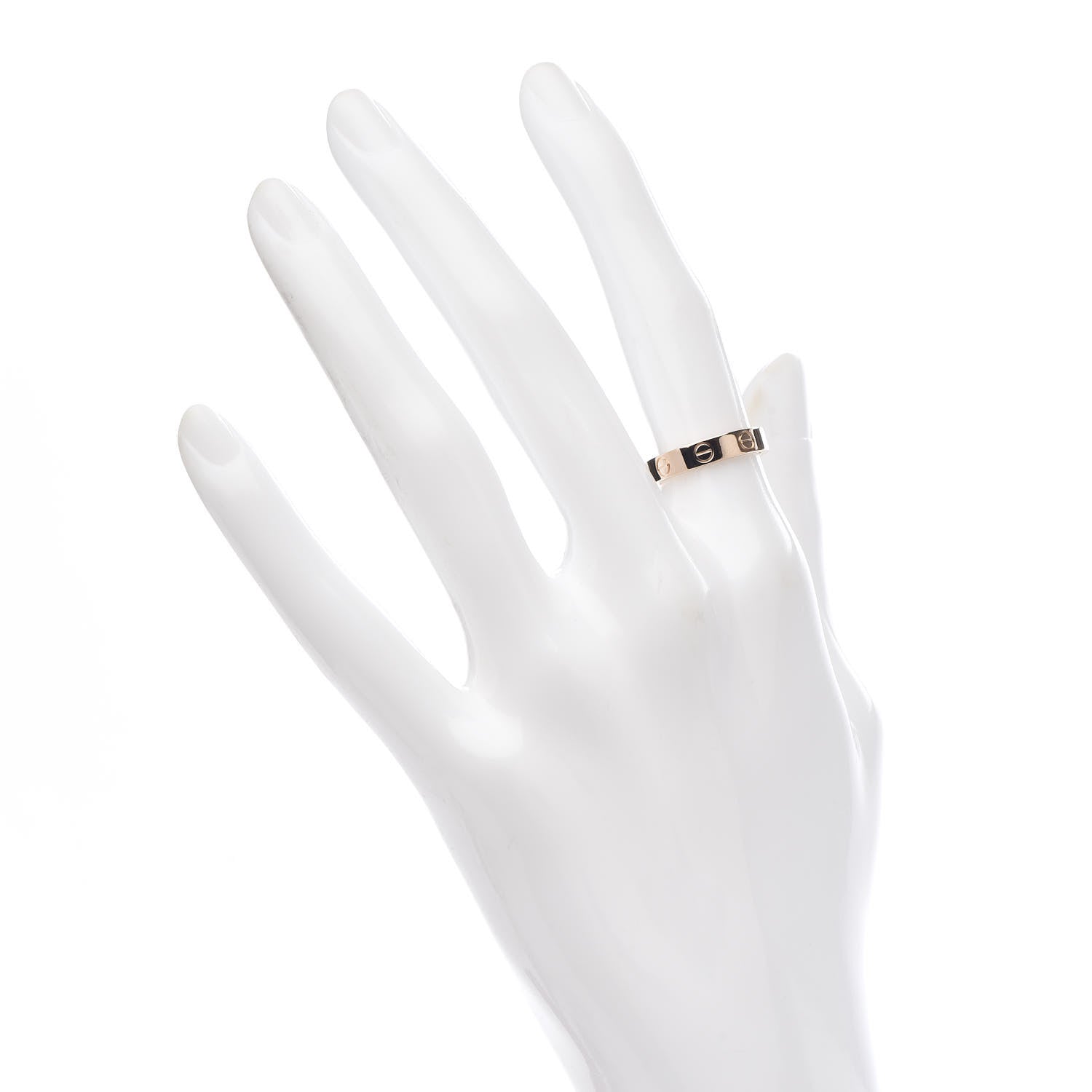 Cartier 18K Pink Gold 3.5mm LOVE Wedding Band Ring 49 4.75 2 of 5