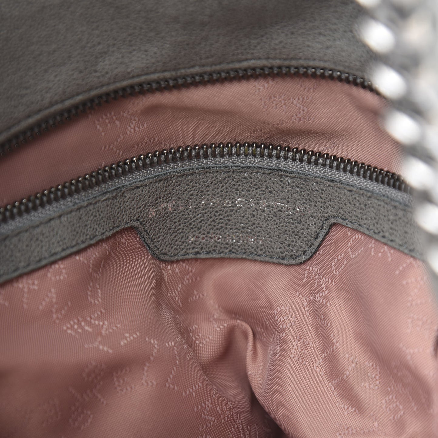 Shaggy Deer Falabella Fold Over Tote Grey