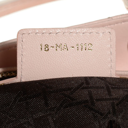 Christian Dior Lambskin Cannage Medium Lady Dior Rose Poudre 9 of 9