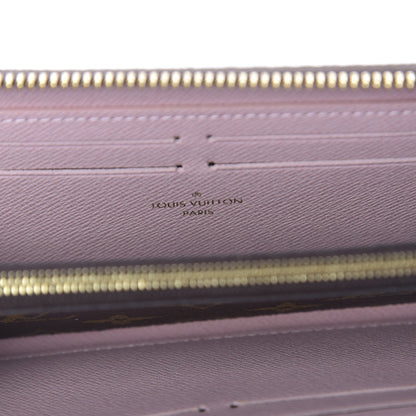 Louis Vuitton Monogram Clemence Wallet Rose Ballerine 8 of 9