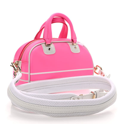 Christian Dior Calfskin Micro Dior Vibe Zip Bowling Bag Pink Multicolor 3 of 10